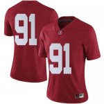 Women's Alabama Crimson Tide #91 Gavin Reeder Crimson Limited NCAA College Football Jersey 2403WWGF0